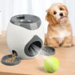 Automatic Dog Tennis Ball Launcher Food Reward Machine
