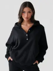 Oversized Snap-Fit HoodieS - Image 2
