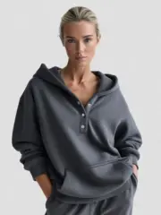 Oversized Snap-Fit HoodieS - Image 5